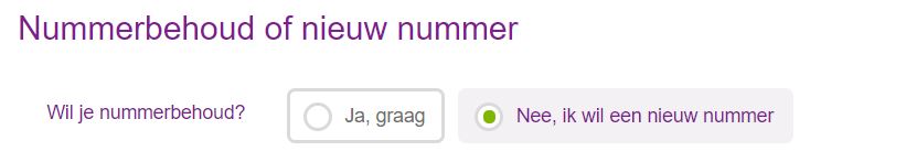 Nieuw telefoonnummer opgeven bij Simpel
